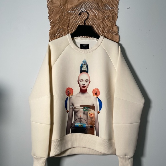 JUUN J | Neoprene graphic jumper - Picture 1 of 8
